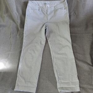 Old Navy Womens Pixie Blue Striped Pants Size 10